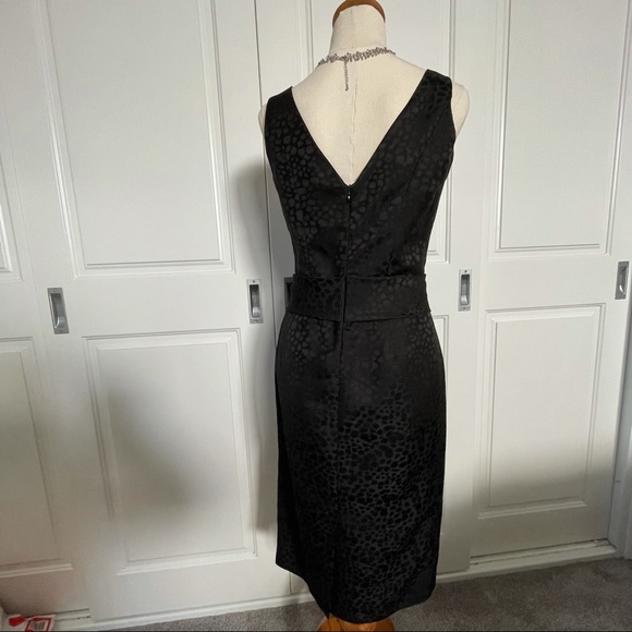Vintage Lauren Ashley long black formal dress - Picture 4 of 8